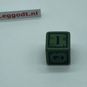 COBI: Tank Wars, Dice 1-6 - dark green military (ciemnozielony wojskowy/militarny)