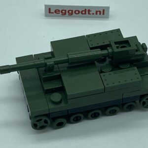 COBI: Tank Wars, Vehicle #1 M12 GMC - dark green military (ciemnozielony wojskowy/militarny)