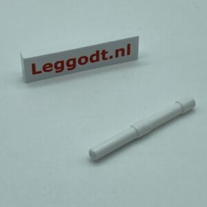 COBI: Bar L31.7mm (4 Pivots) with 2 Knobs - white (bialy)