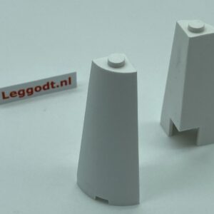 COBI: Slope Curved Modified Pivot 15P 2 x 2 x 5 Corner - white (bialy)