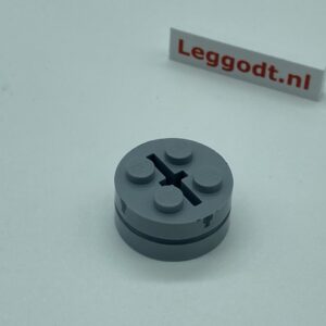 COBI: Spacecraft, Brick Round 2 x 2 with Pattern (Pad printed) - new grey (nowy szary)