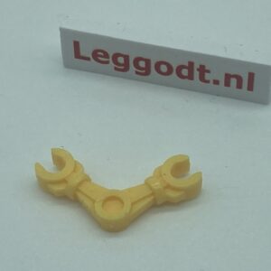 COBI: Support Arm Angled with Clips - bright yellow (jasnoz&oacute;lty)