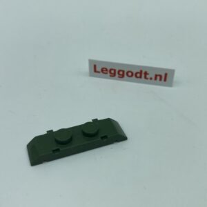COBI: Plane, Plate 1 x 2 (Canopy) - dark green military (ciemnozielony wojskowy/militarny)