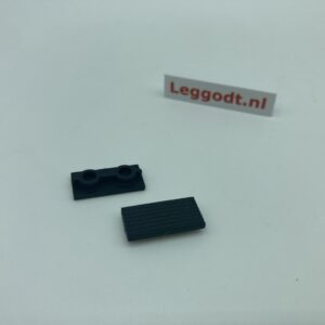 COBI: Tank, Track link 2 x 3 Non-skid / Anti-skid Plate (Rubber) - black (czarny)