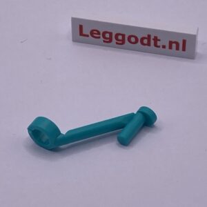 COBI: Support Pole Angled with 1 Pivot and 1 Pivot Receptacle - turquoise (turkus)