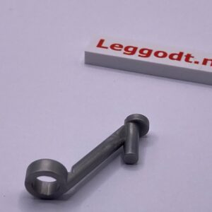 COBI: Support Pole Angled with 1 Pivot and 1 Pivot Receptacle - silver (srebrny)