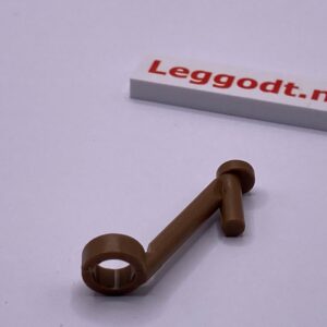 COBI: Support Pole Angled with 1 Pivot and 1 Pivot Receptacle - brown (brazowy)