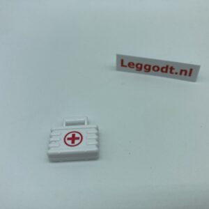 Tool, Suitcase (Corded) with Red Cross in Red Circle - white (bialy)